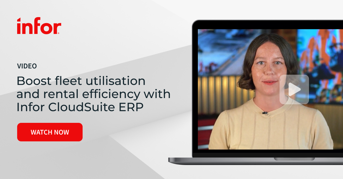 Boost fleet utilisation and efficiency with CloudSuite ERP | Infor