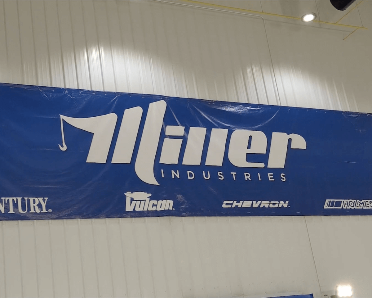 Miller Industries logo banner 