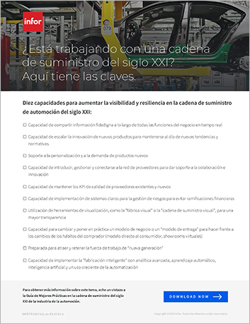 th Are you running a 21st century supply chain Checklist Spanish Spain 