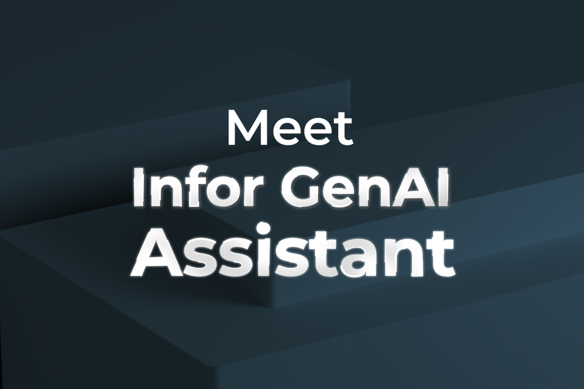 Infor GenAI Assistant overview demo