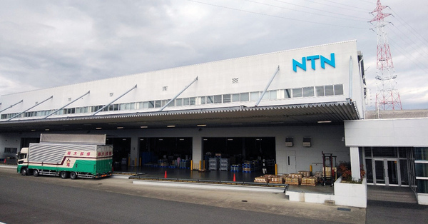 NTN warehouse loading dock with truck powerline