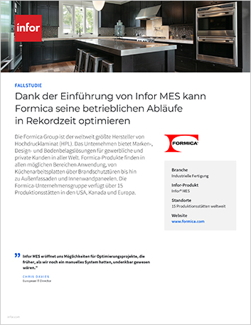 Formica achieves business transformation   in record time wiInfor MES deployment Case Study German 457px