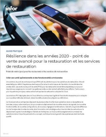 th Resilience in the 2020s advanced   restaurant and food services point of sale How to guide French France