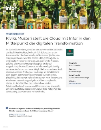 th Kiviks Musteri puts cloud at the core of digital transformation with Infor Case Study German 457px