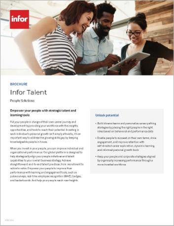 Everything You Need to Know About Infor HR Talent (GHR) 