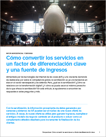 th Turning service based offerings into a key differentiator and source of revenue Perspectives Spanish Spain 