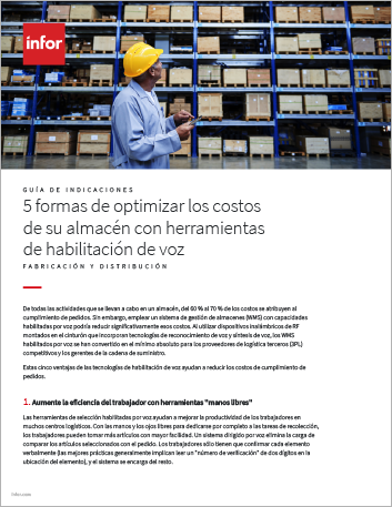 th 5 ways to optimize your warehouse costs with voice enablement tools How to Guide Spanish LATAM 457px