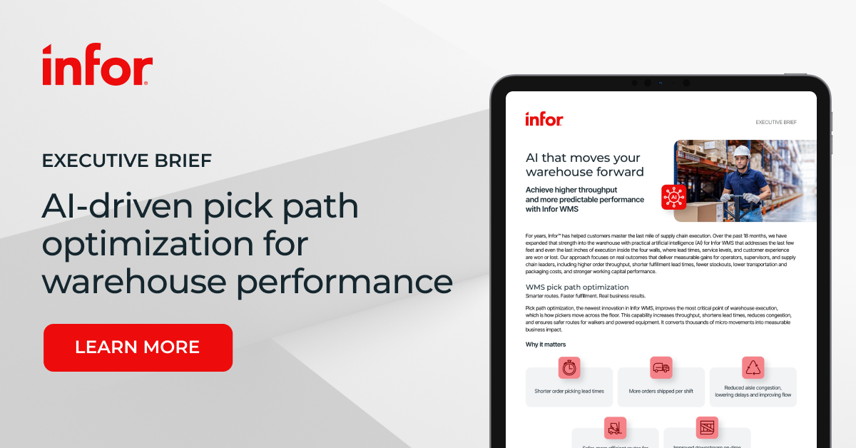 AI that moves your warehouse forward | Infor