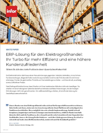 th ERP Losung fur den ElektrogroBhandel Ihr Turbo fur mehr Effizienz und eine hohere Kundenzufriedenheit White Paper German 457px