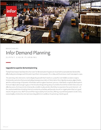Infor  Demand Planning Brochure English