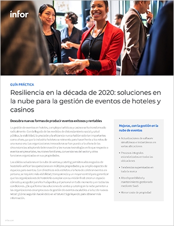 th Resilience in the 2020s cloud based hotel and casino events management solutions How to Guide Spanish Spain 1 