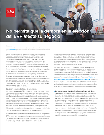 th Dont let delaying an ERP decision hold your business back Article Reprint Spanish Spain 