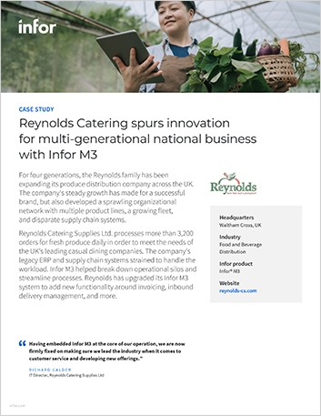 Reynolds Catering spurs innovation for multigenerational