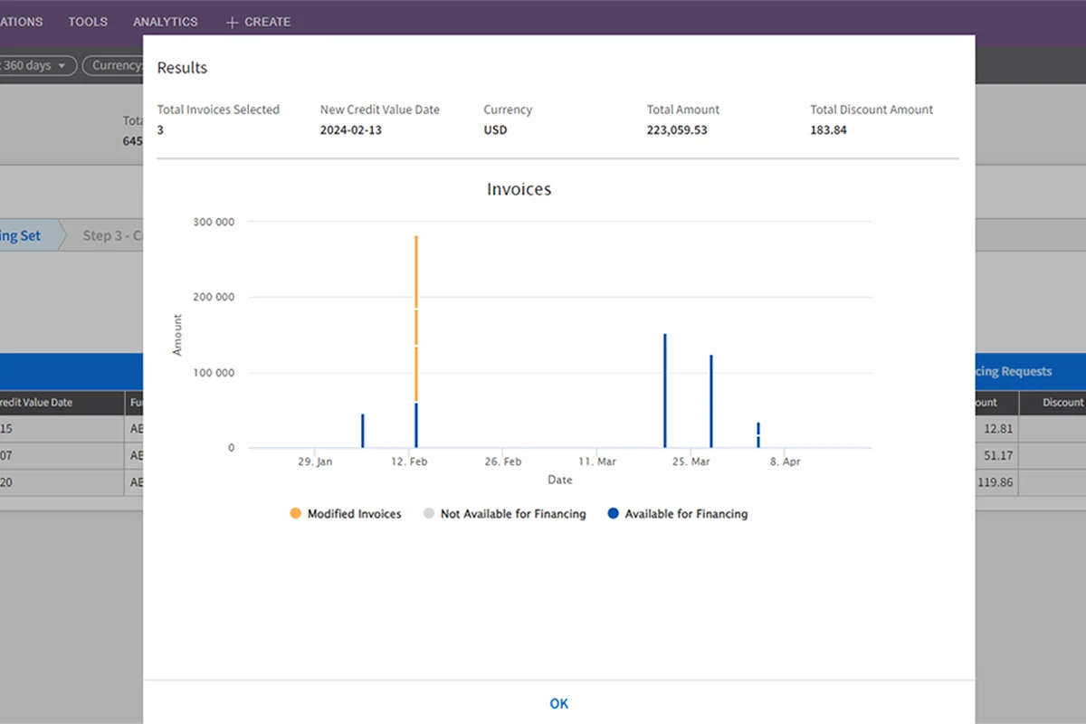 Infor Nexus Supply Chain Finance demo