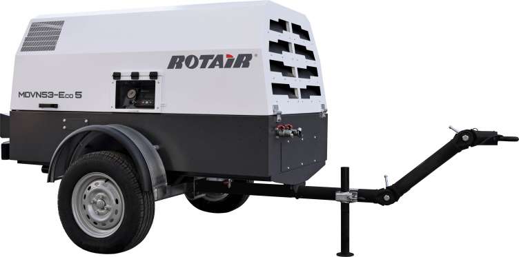 Rotair mobile air compressor