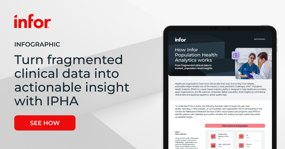 How Infor Population Health Analytics works | Infor