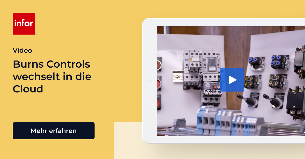 Burns Controls Datentransformation | Video-Fallstudie | Infor