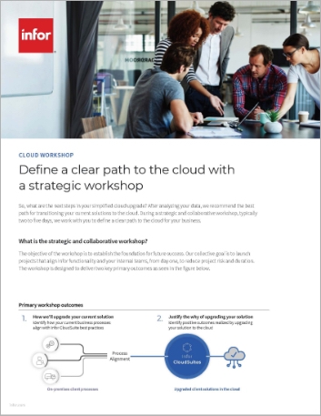 Define a clear pato the cloud wia strategic workshop Brochure English