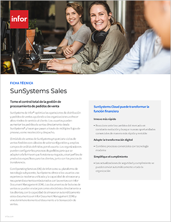 SunSystems Sales Data Sheet Spanish LATAM   457px