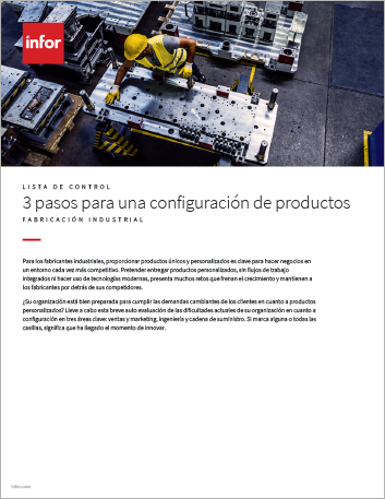 th 3 steps to achieving product configuration success Checklist Spanish Spain 