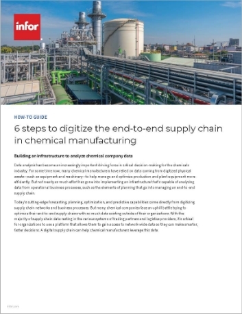 6 steps to digitize end to end supply chain in chemical manufacturing How to Guide   English