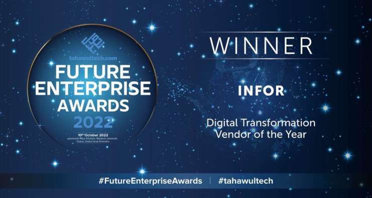 Future Enterprise Awards 2022 Infor Badge