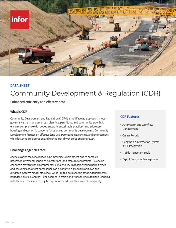 Community Development and Regulation CDR
  Data Sheet English 457px