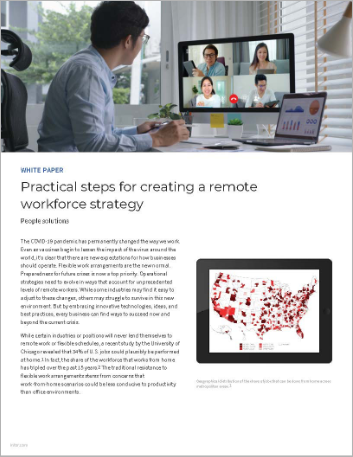 Practical steps for creating a remote workforce strategy