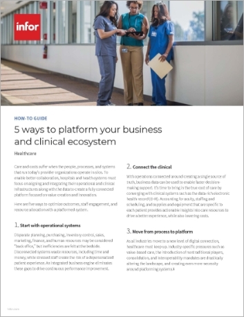 5 ways  to platform your busines and clinical ecosystem How to Guide English