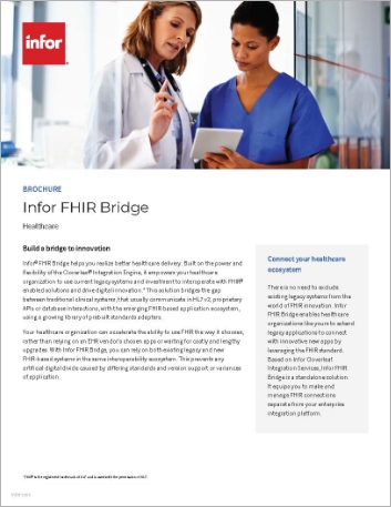 Infor FHIR Bridge Brochure English
