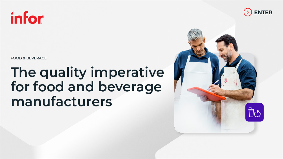 The quality imperative for food and beverage