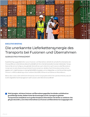th Transportation is the forgotten M and A supply chain synergy Executive Brief German 457px