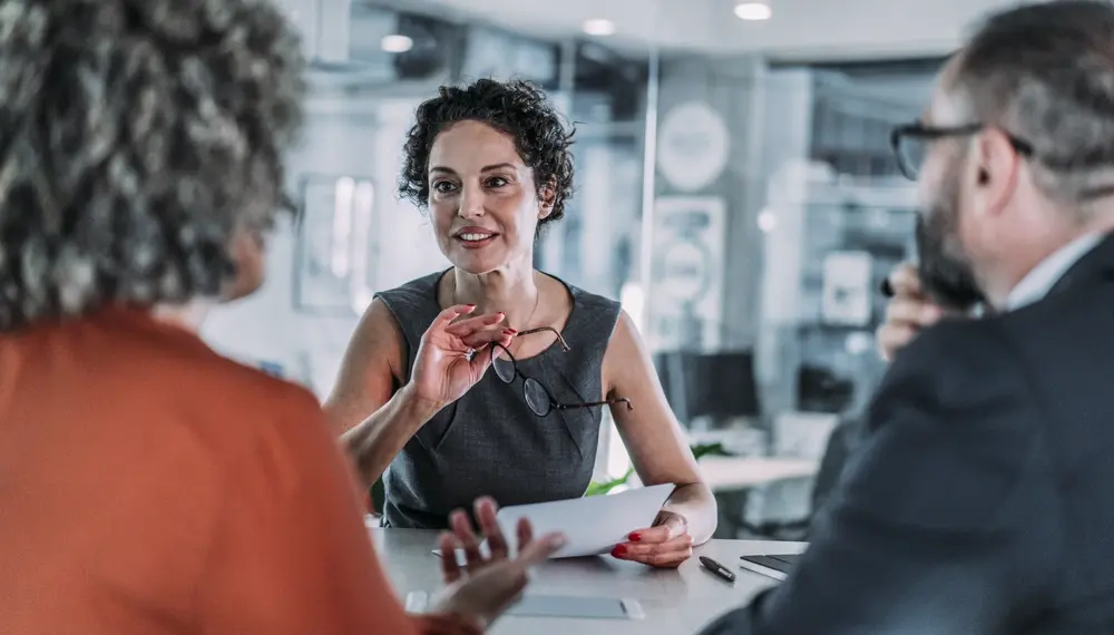 Infor representative providing managed service advice