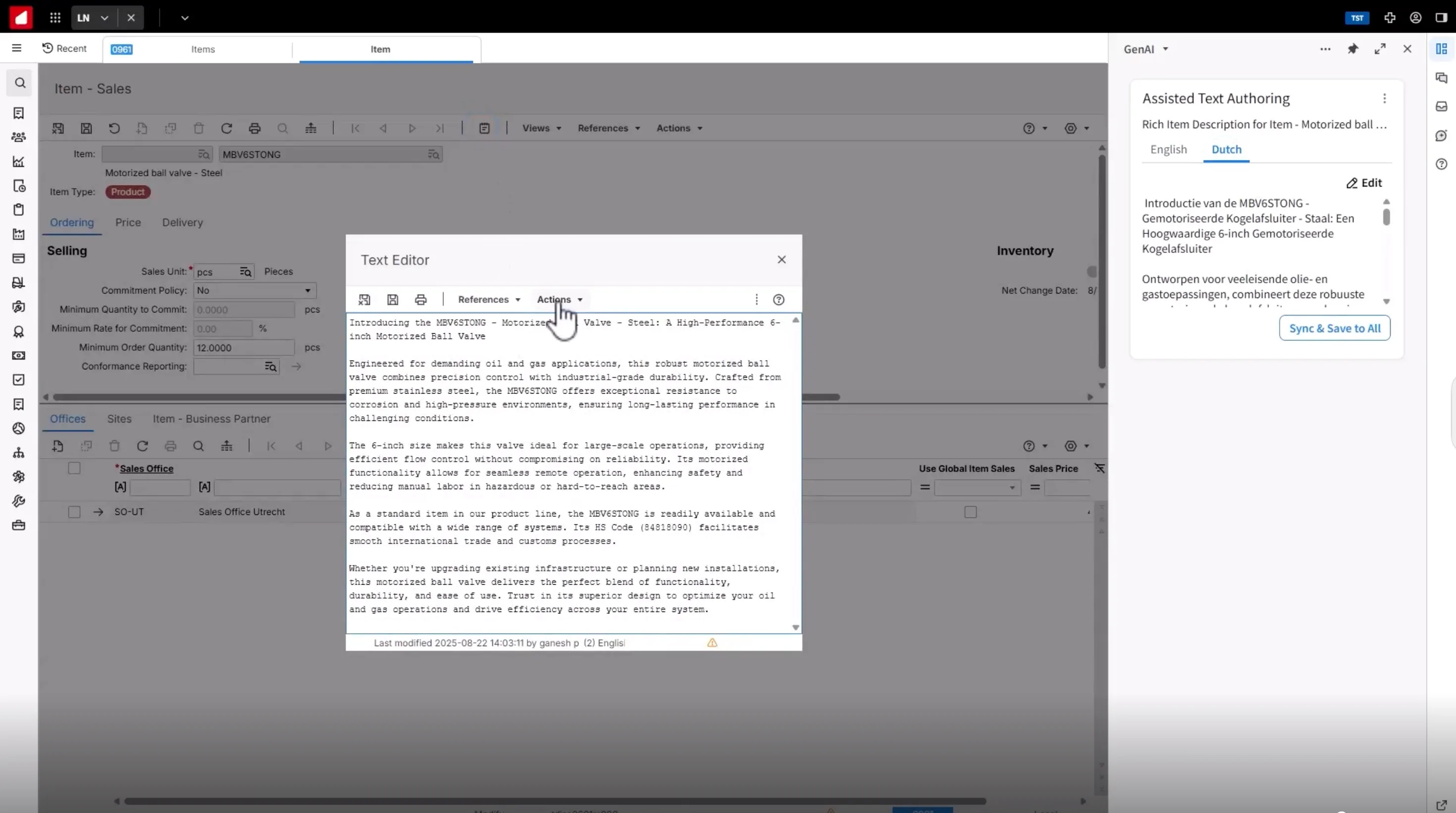 Infor GenAI embedded in ERP for discrete manufacturing industries