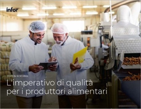 th The quality imperative for   food and beverage manufacturers eBook Italian