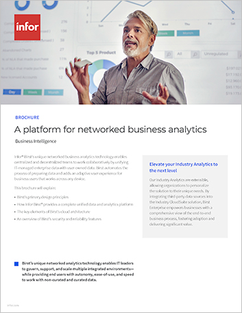 a platform for networked business analytics Brochure English