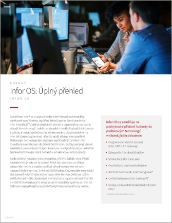 th Infor OS A complete overview Executive Brief Czech 457px