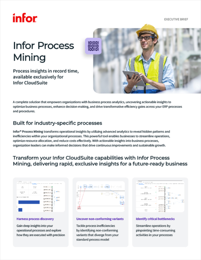 Infor Process Mining Executive Brief th