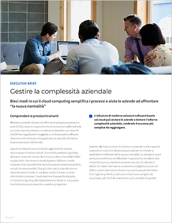 th Conquering costs complexity   and customer demands with warehouse management Executive Brief Italian