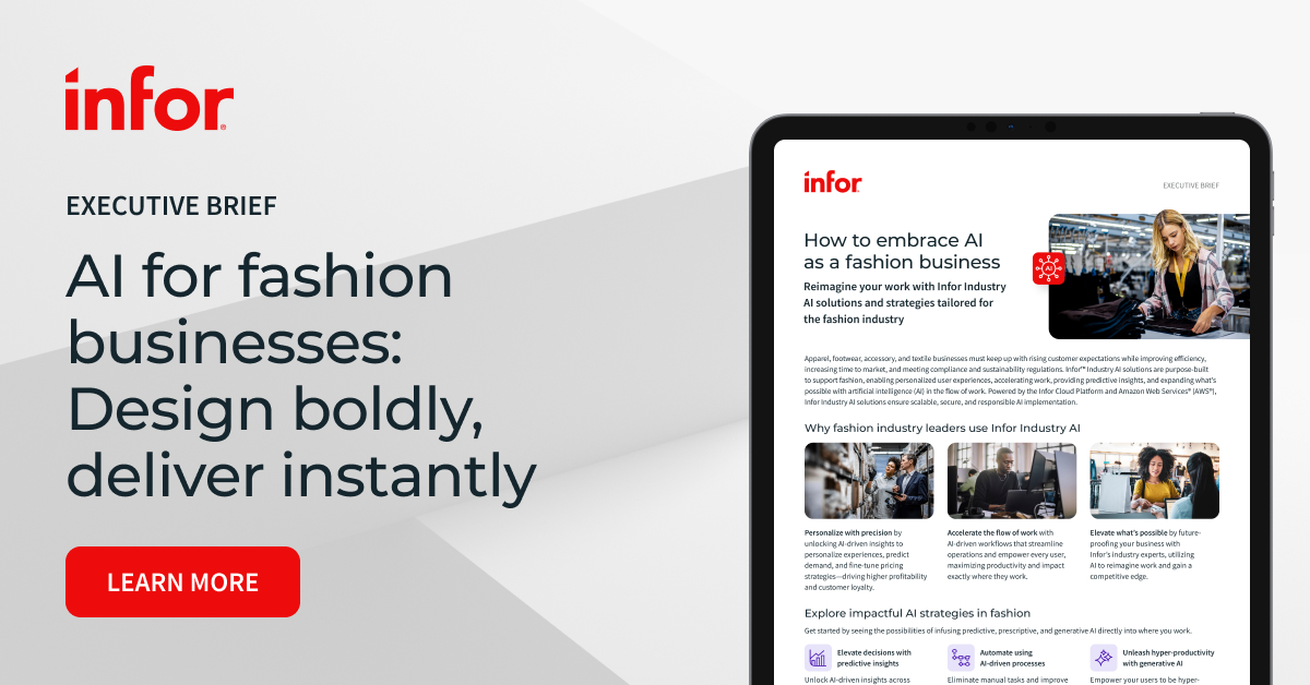 Industry Ai In Fashion Executive Brief Infor