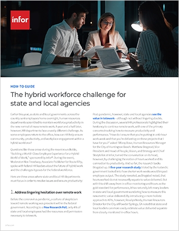 THe hybrid workforce challenge for state and local agencies