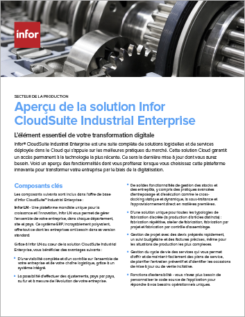 th Infor CloudSuite Industrial Enterprise   solution summary Data Sheet French.png
