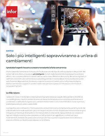 th Only the smartest will   survive an era of disruption Executive Brief Italian