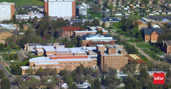 Bozeman Hospital city arial view