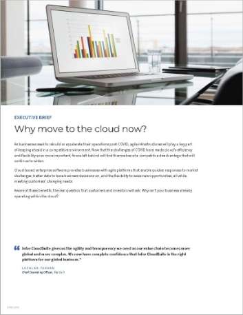 Why move to the cloud now