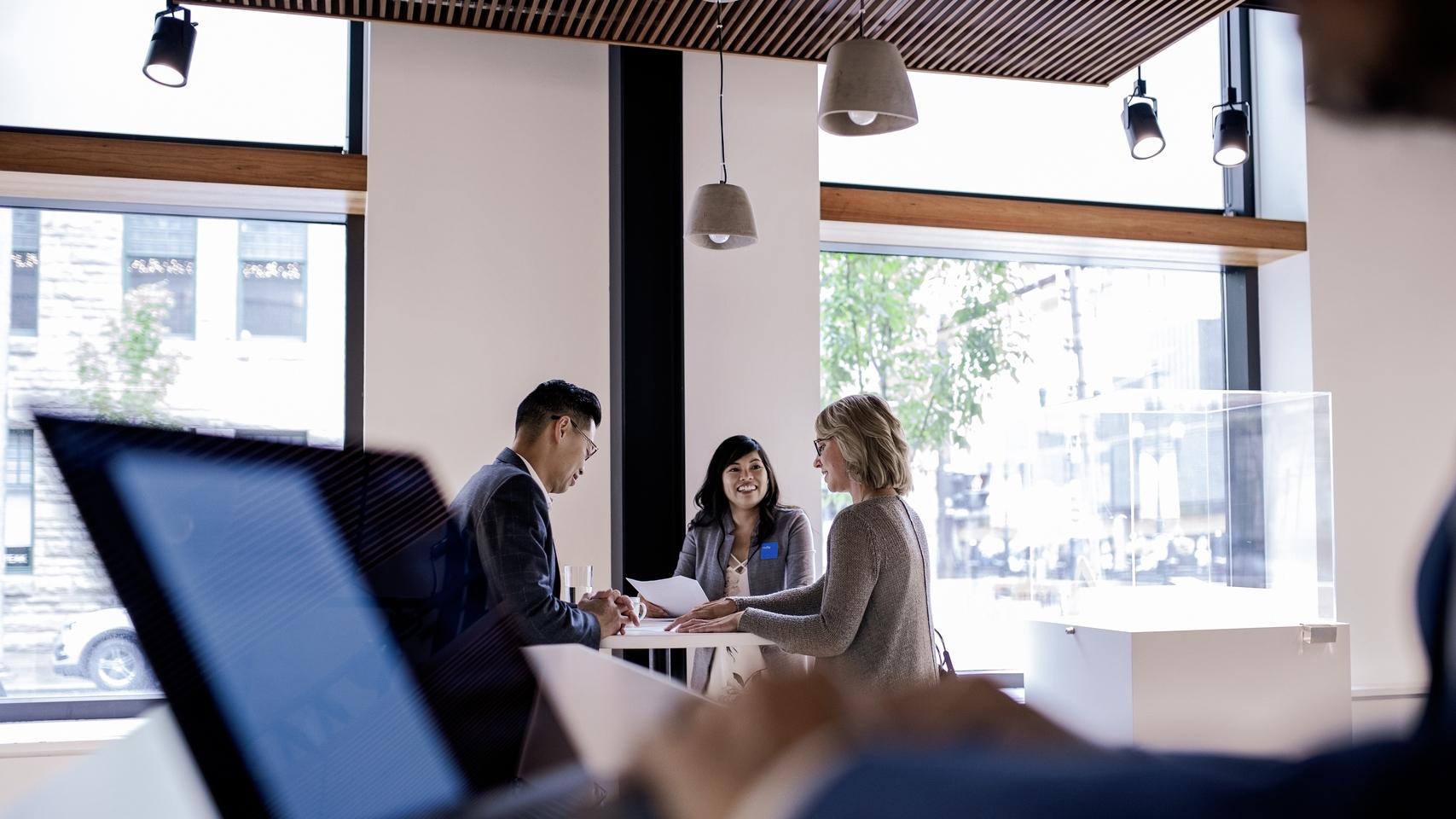 Finance professionals using EPM software
