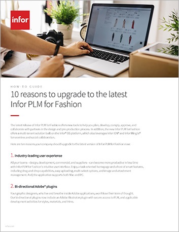10 reasons to upgrade to the latest Infor PLM for Fashion How to Guide   English