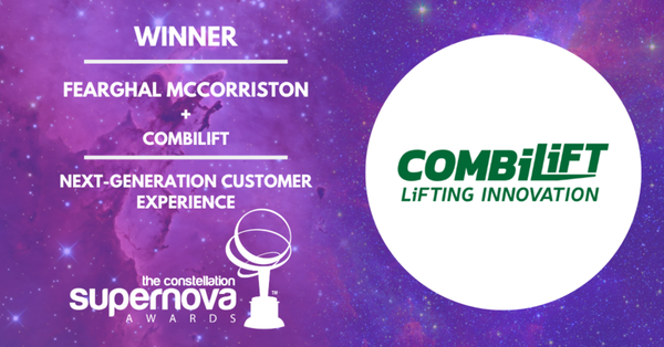 Constellation Research SuperNova winner badge Combilift