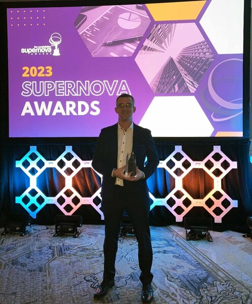 Constellation SuperNova winner Combilift's Fearghal McCorriston