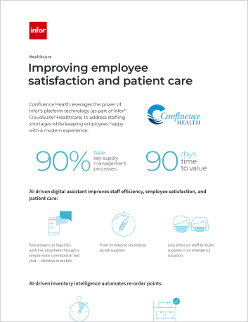 Improving employee satisfaction and patient care